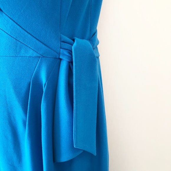 Lovely Royal Blue Tahari Arthur  S. Levine Dress Size:10 - Picture 4 of 13